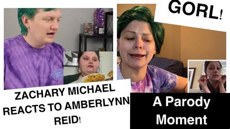 Reacting To Amberlynn Reid Zachary Michael Parody Youtube