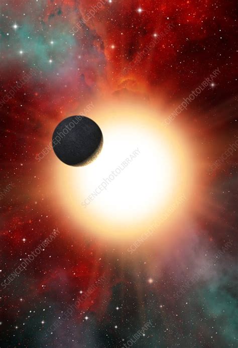 Exoplanet And Parent Star Artwork Stock Image C0110802 Science