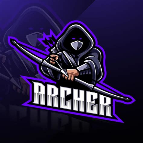 Archer Esport Mascot Logo Design 3543004 Vector Art At Vecteezy