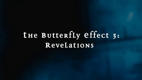 Efekt Motyla Butterfly Effect Revelations Film Blu Ray