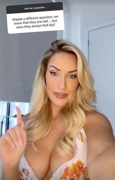 Busty Paige Spiranac Shows Off Her Cleavage In A Bikini In A Cheeky