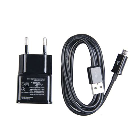 N7100 5v 2a Usb Charger Micro Usb Data Cable Wire Charger Eu Standard