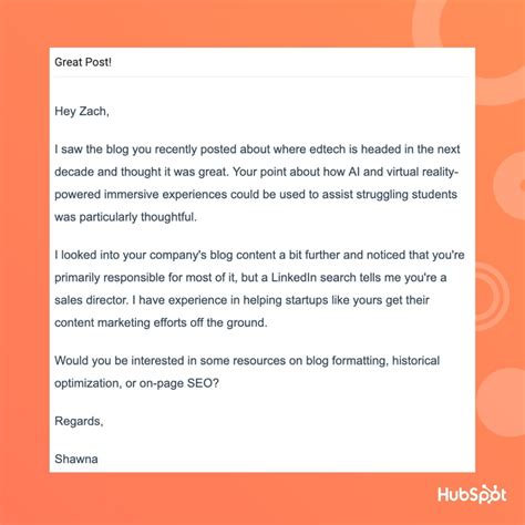Personalized Sales Email Templates