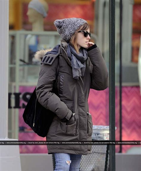 Pin By Watson Central On Candids Emma Watson Winter Jackets Canada