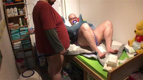 Diapered Another Diaper Change Thisvid Com