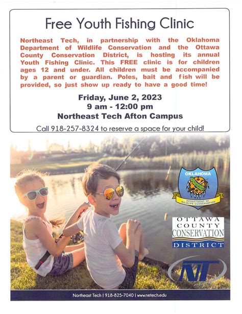 Ottawa County Conservation District Youth Fishing Clinic Oklahoma