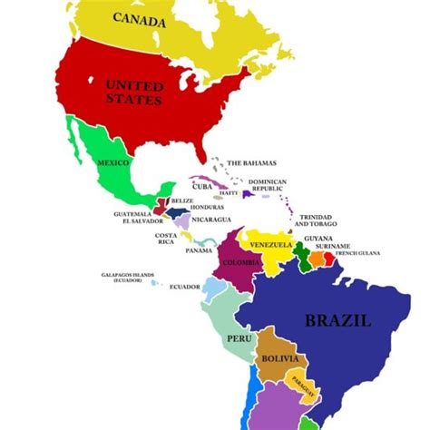 Lbumes Foto Mapa De Am Rica Del Sur Y Central Actualizar