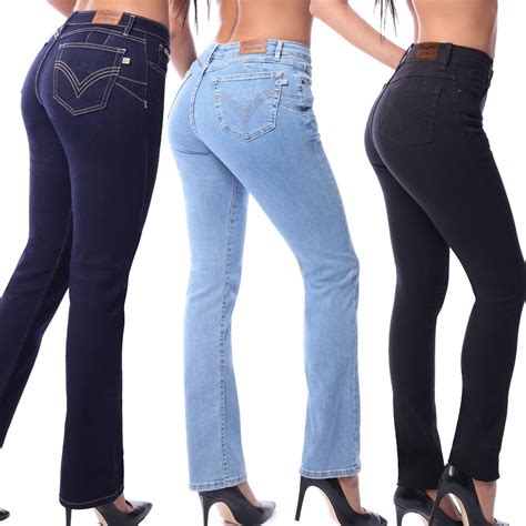 Pantalón Dama Mezclilla Recto Dayana 002 Paquete X3 Jeans Mercado Libre