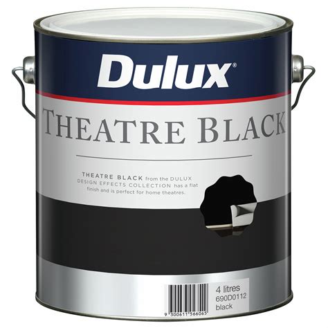 Dulux 4l Design Theatre Black Paint Bunnings Australia