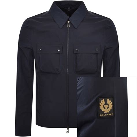 Belstaff Outline Overshirt Navy Mainline Menswear