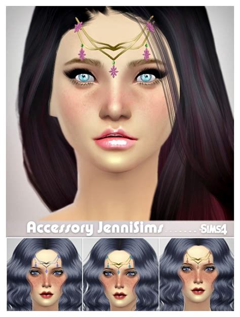 Jenni Sims New Mesh Accessory Hairstyle Tiara • Sims 4 Downloads