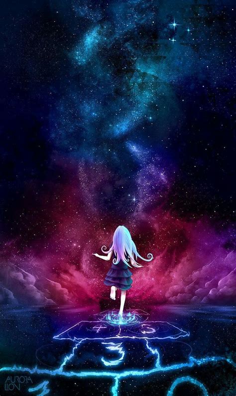 Pin By Emily Camons On Wallpapers Обои Anime Galaxy Animation Art