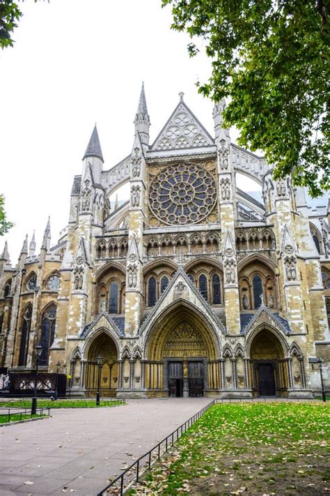 Westminster Abbey The Gothic Abbey Church In London England United