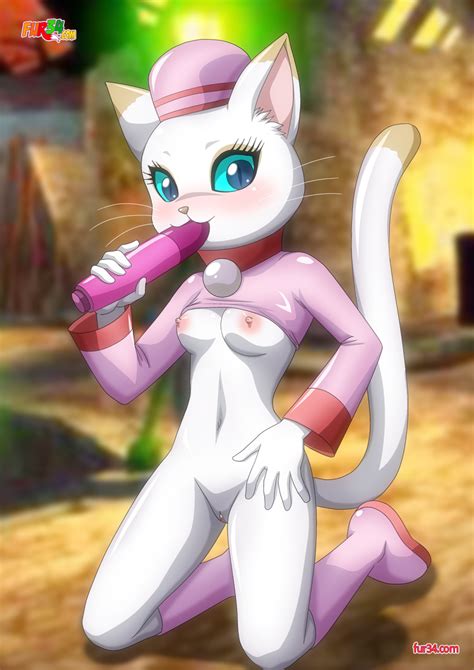 Rule 34 1girls Anthro Bbmbbf Blinx The Time Sweeper Blush Breasts Cat