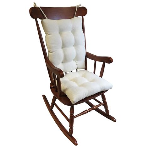 Sick of the paisley print pillows you swooned over and bought for your sectional? Unbranded Gripper Omega Ivory Jumbo Rocking Chair Cushion ...