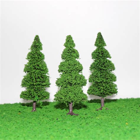 S Pcs Cm Model Train Trees Pine Railroad Scenery Layout Ho Oo Scale New Ebay