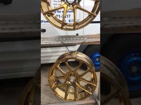 Asking yourself the how much to powder coat rims? question? Candy Gold Powder Coated Wheels - YouTube