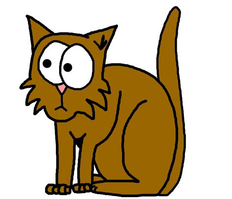 Brown Cat Illustration Free Stock Photo Public Domain Pictures