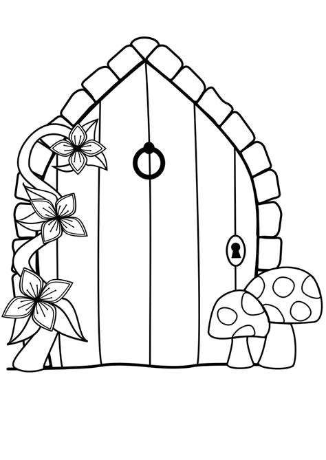 Em's Craft Corner: Fairy door - free digi image