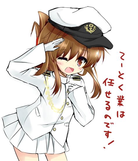 Admiral And Inazuma Kantai Collection Drawn By Kouda Suzu Danbooru