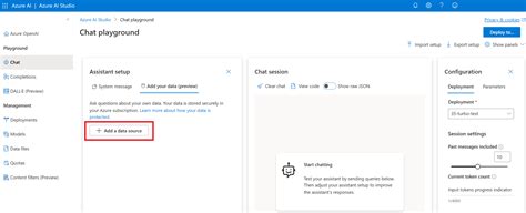 Using Your Data With Azure Openai Service Azure Openai Microsoft Learn