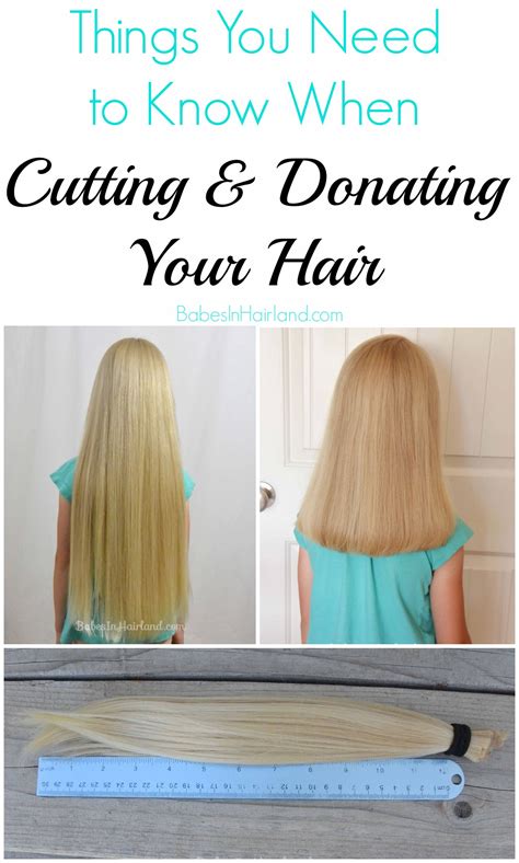 Things You Need To Know When Cutting And Donating Your Hair Babes In