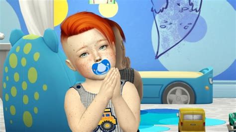 Anto Spark Hair Kids And Toddler By Thiago Mitchell At Redheadsims