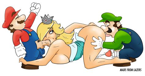 Mario Rosalina And Luigi By Madefromlazers Hentai Foundry