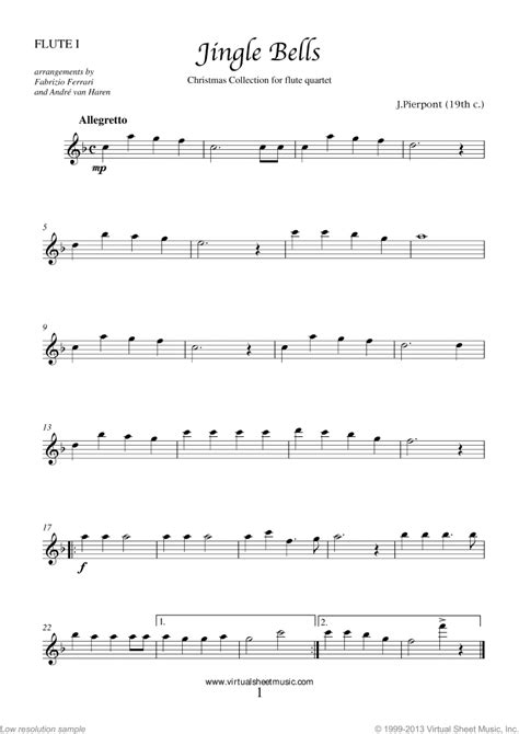 Flute Quartet Christmas Sheet Music Carols Collection 1 Pdf