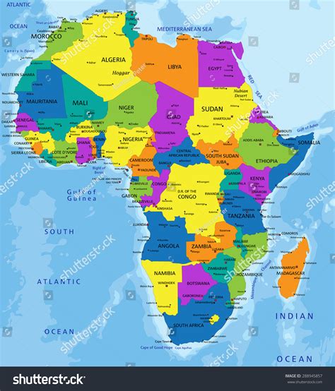 Africa Map No Labels Bbc News Africa African Child Well Being