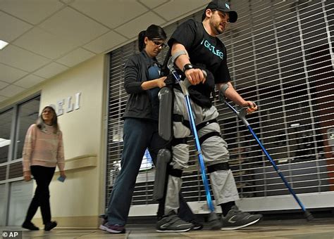 Paralyzed Man Walks 172 Miles Of The La Marathon With The Help Of His