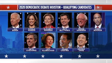 Houston Democratic Debate Candidates Bring Their Messages To Texas Abc13 Houston