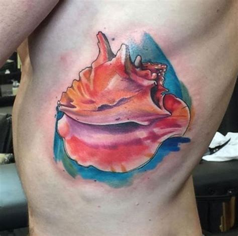 There are many beautiful ways to design these seashell tattoos. 45 Beautiful Seashell Tattoos You'll Love - TattooBlend