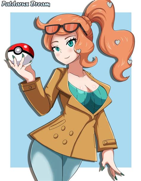 Pokemon Sword And Shield Sonia By Patdarux On Deviantart Lusamine