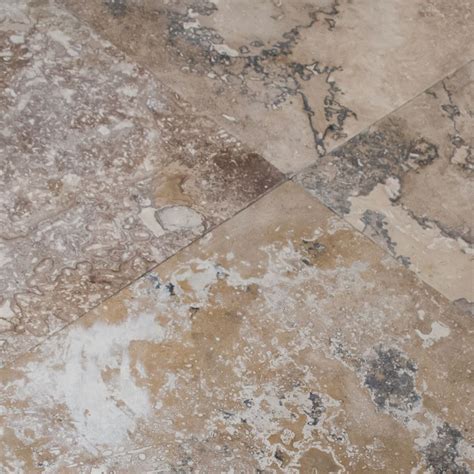 Tuscany Storm 12x12 Honed Travertine Tile Floor Tiles Usa