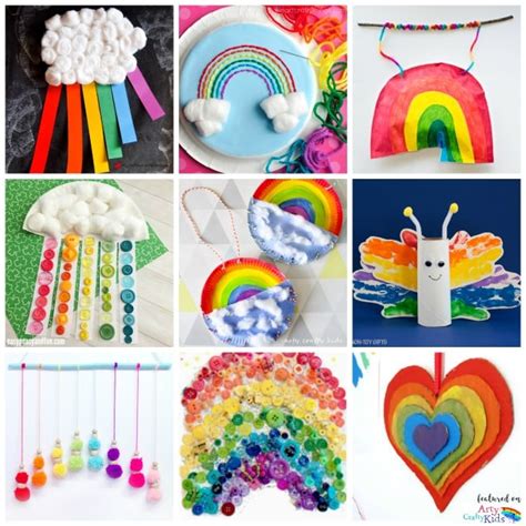 22 Rainbow Kids Crafts Arty Crafty Kids