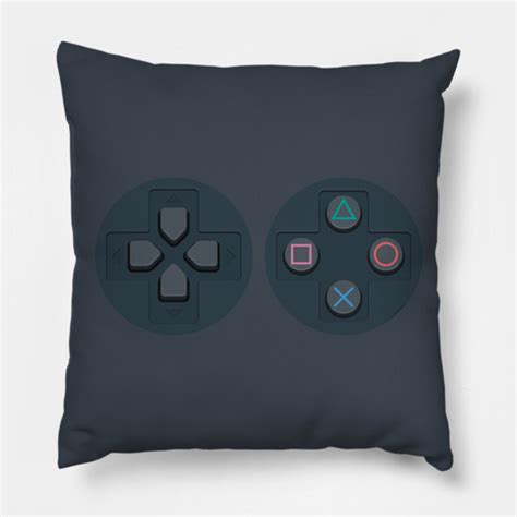 Ps Controller Buttons Playstation Pillow Teepublic