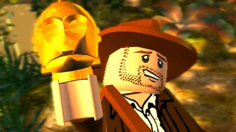 Harrison ford no set de indiana jones 5 imagem: LEGO Indiana Jones - C-3P0 RETURNS Funny Cutscene ...