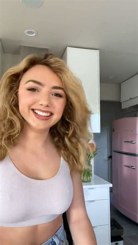 Peyton R List Busting Out Of Her Top