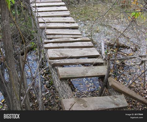 Broken Wood Bridge Image And Photo Bigstock