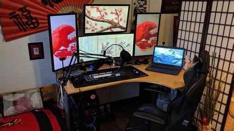 My Classic Japanese Themed Workstation Gaming Room Setup Room Setup
