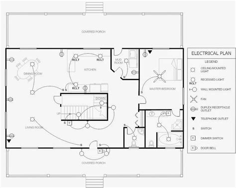 The above diagram of the apartment electrical wiring of the standard courtyard with the location of the electrical panel near the entrance to the apartment is of course, the specialist will do this work much better, but each landlord is responsible for the safe residence of all members of his family, as well as. House Electrical Plan. | Electrical plan, Electrical layout, Floor plan drawing