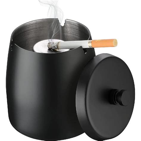 Haogoujiaju Outdoor Ashtrays For Cigarettes Patio Home Outside Ash Tray