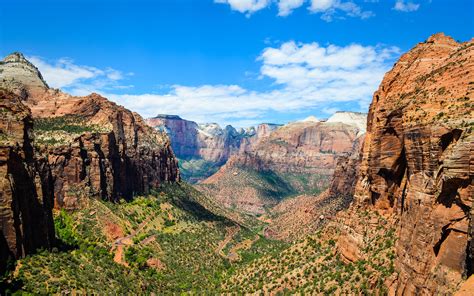 Zion National Park Canyon Overlook Wallpapers Wallpaper Cave 38402400
