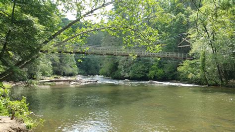 Jackie Coleman Authorblogger Toccoa River Swinging Bridge