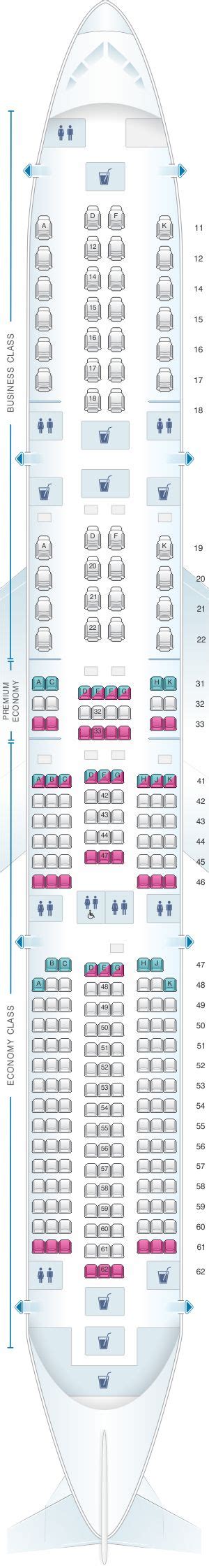 Seat Map Singapore Airlines Airbus A350 900 Singapore Airlines