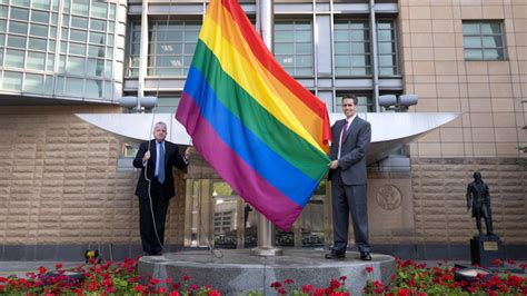 Us Western Embassies Fly Gay Pride Flags In Moscow The Moscow Times