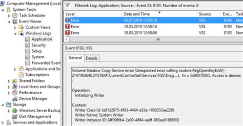 Fixing Volume Shadow Copy Vss Error With Event Id Windows Os Hub