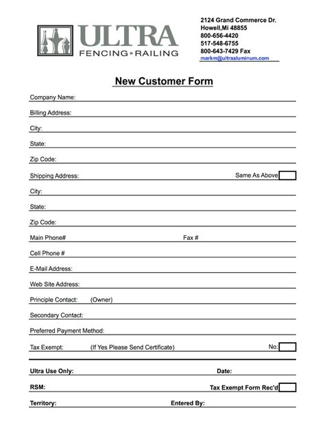 Customer Contact Form Fill Out And Sign Online Dochub