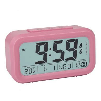 Peakeep Digital Alarm Clock with 2 Alarms for Weekdays, Manual Snooze